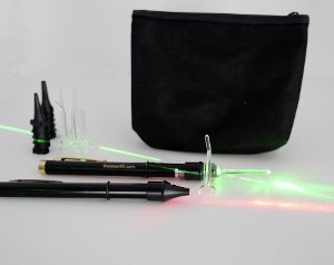 personal red & green acupuncture lasers set